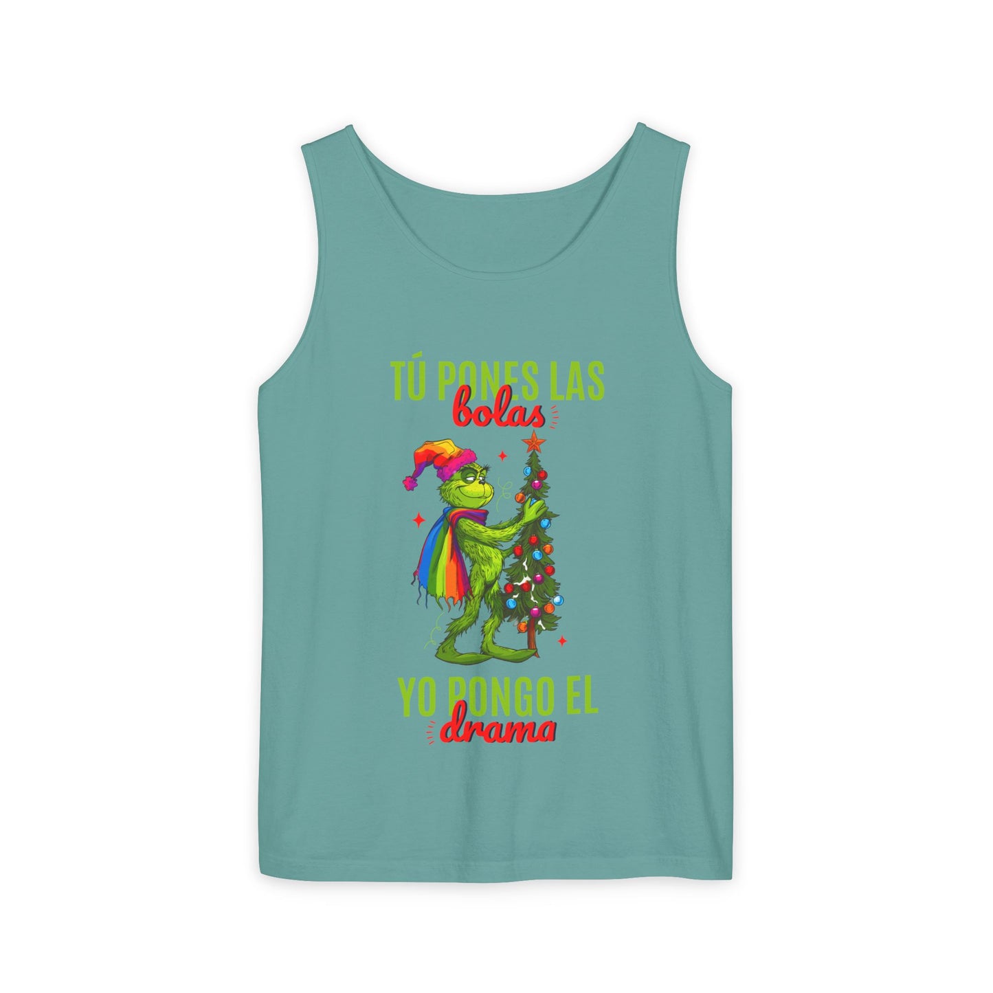 Tank Top “Tú Pones las Bolas, Yo Pongo el Drama”