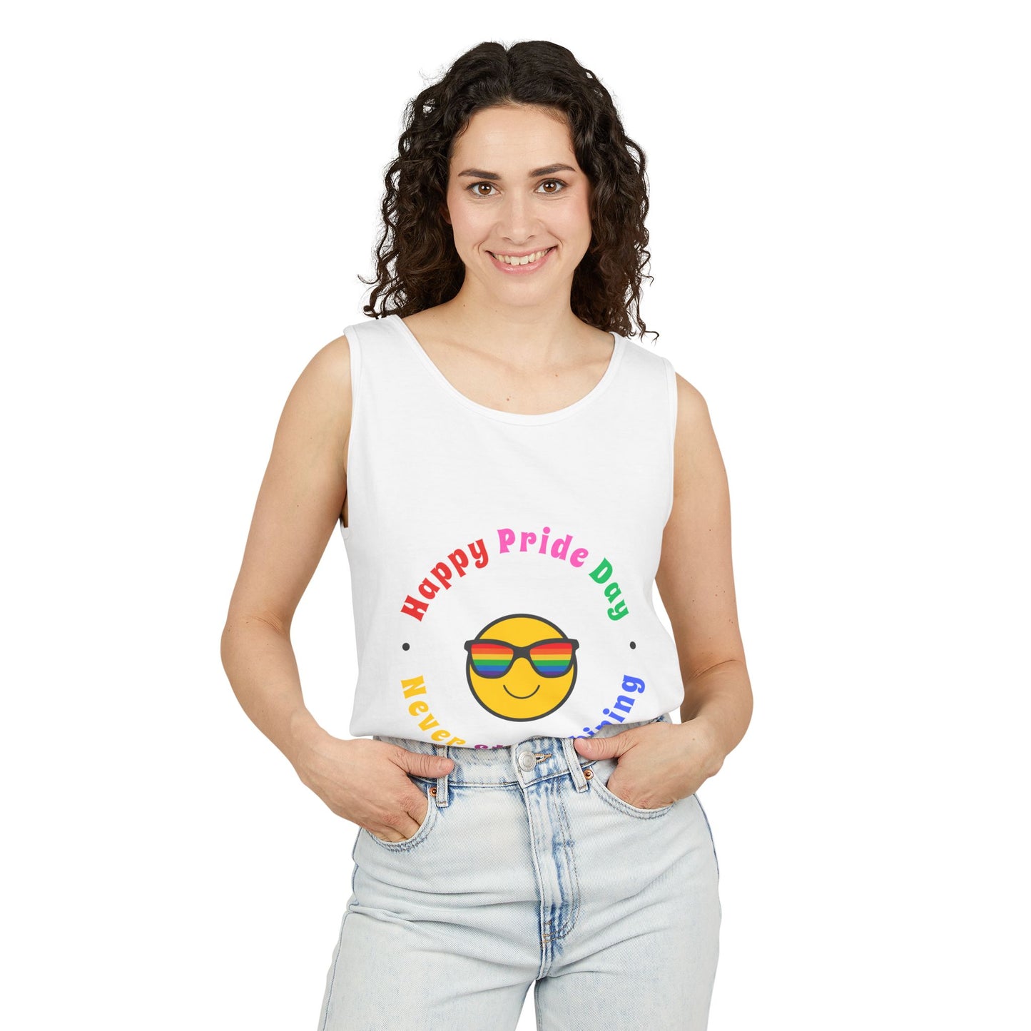 Never Stop Shining Tank β Pride, Smiles & Sunshine