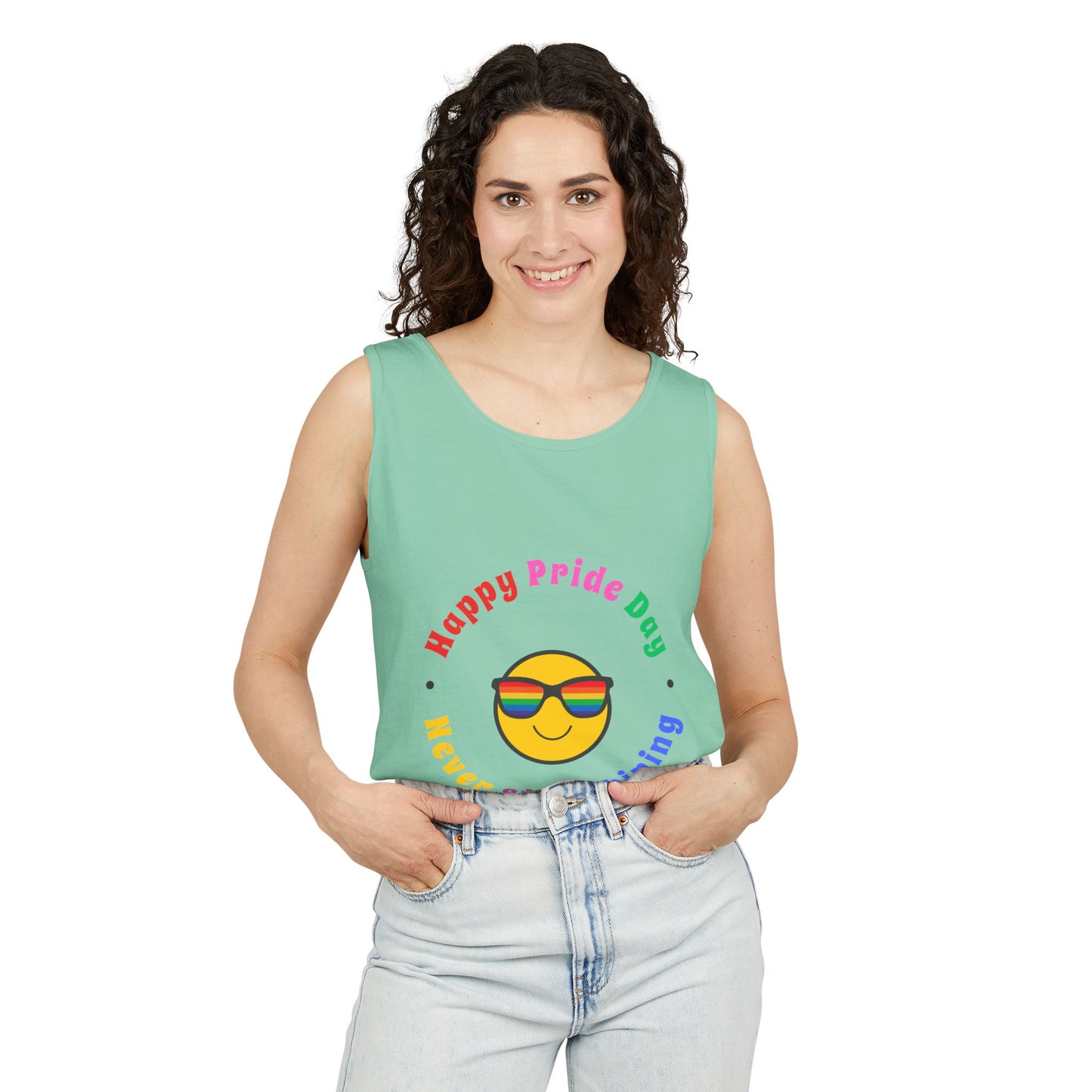 Never Stop Shining Tank β Pride, Smiles & Sunshine
