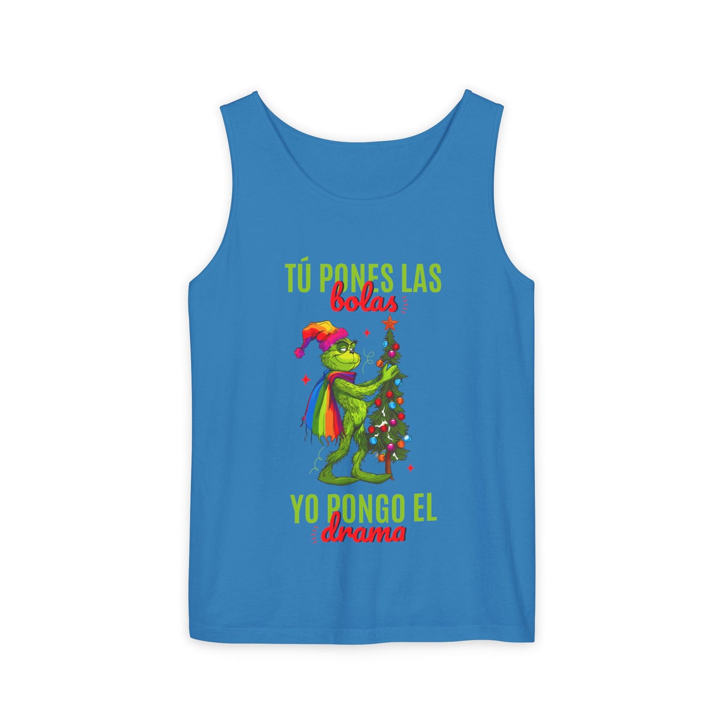 Tank Top “Tú Pones las Bolas, Yo Pongo el Drama”