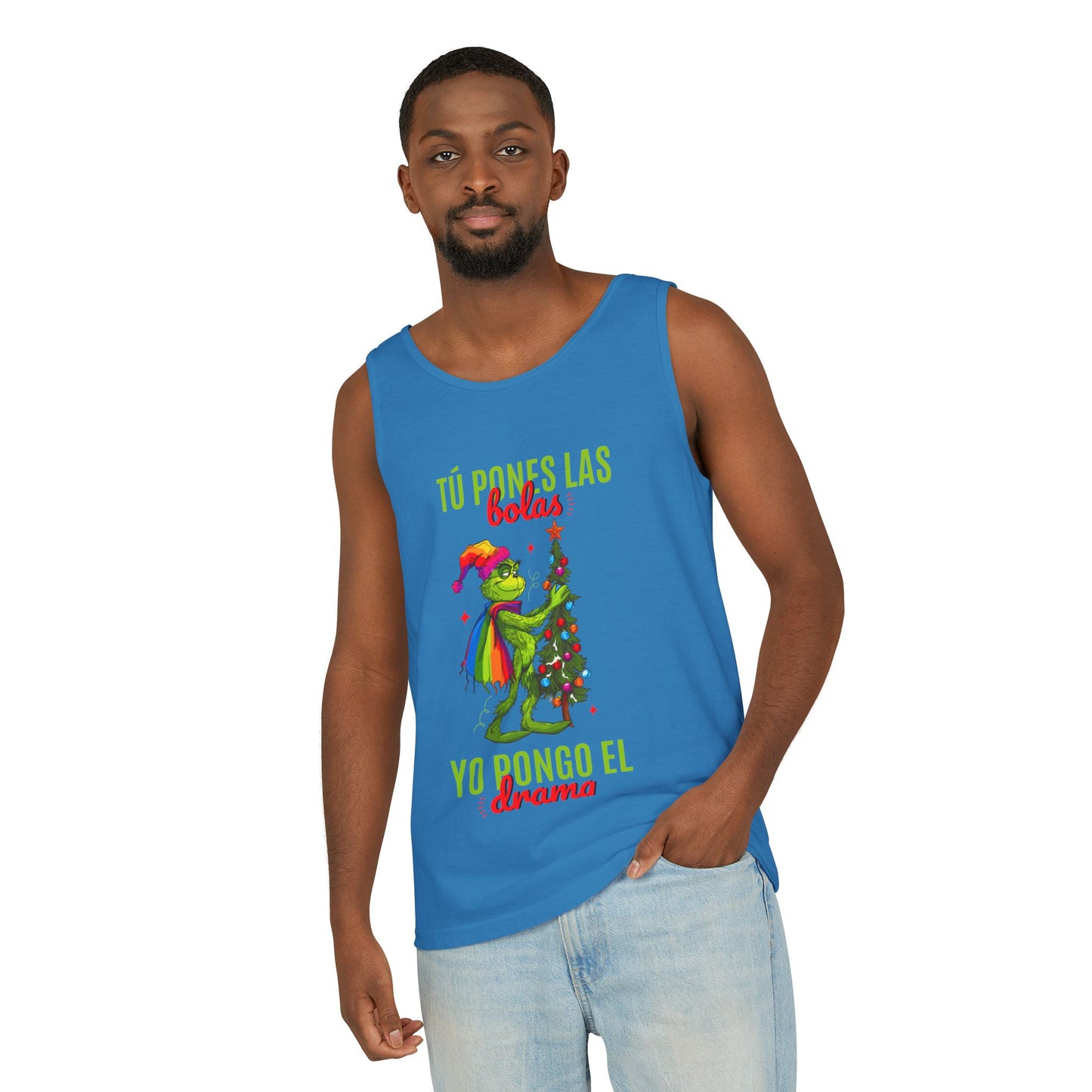 Tank Top “Tú Pones las Bolas, Yo Pongo el Drama”