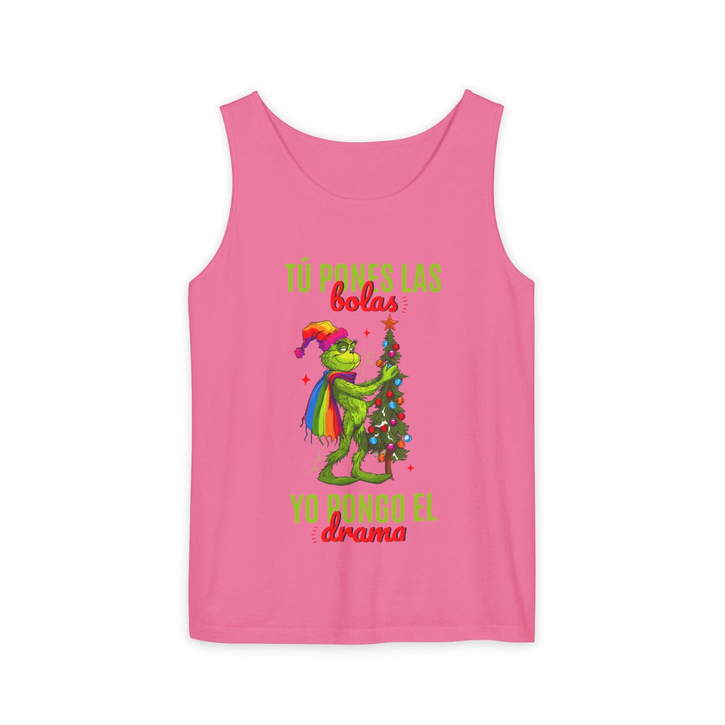 Tank Top “Tú Pones las Bolas, Yo Pongo el Drama”