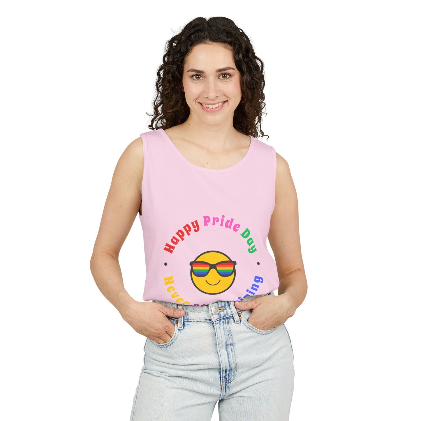 Never Stop Shining Tank – Pride, Smiles & Sunshine