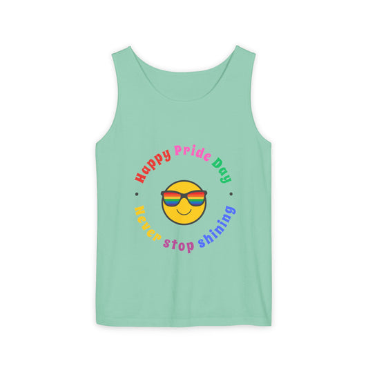 Never Stop Shining Tank – Pride, Smiles & Sunshine
