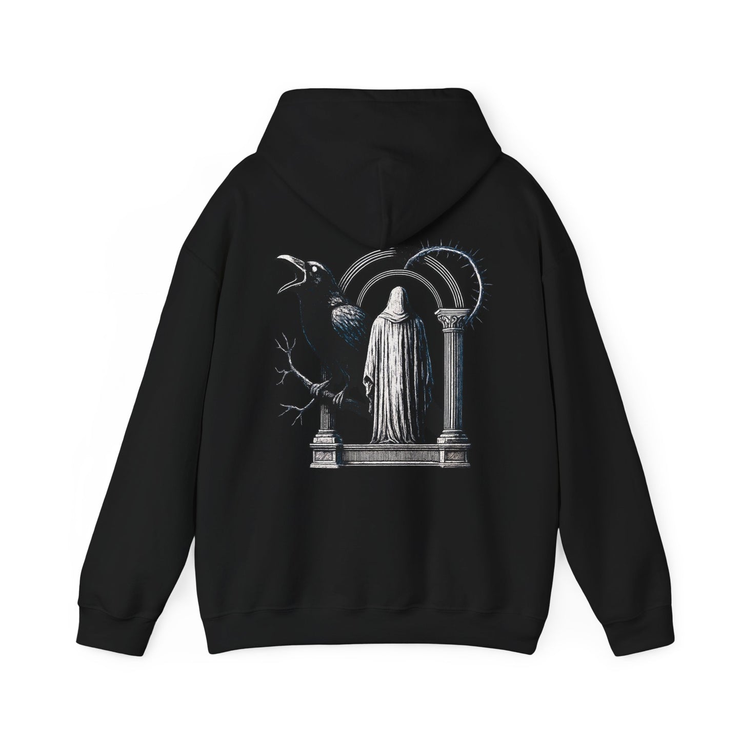 Gothic Raven Sanctuary Hoodie