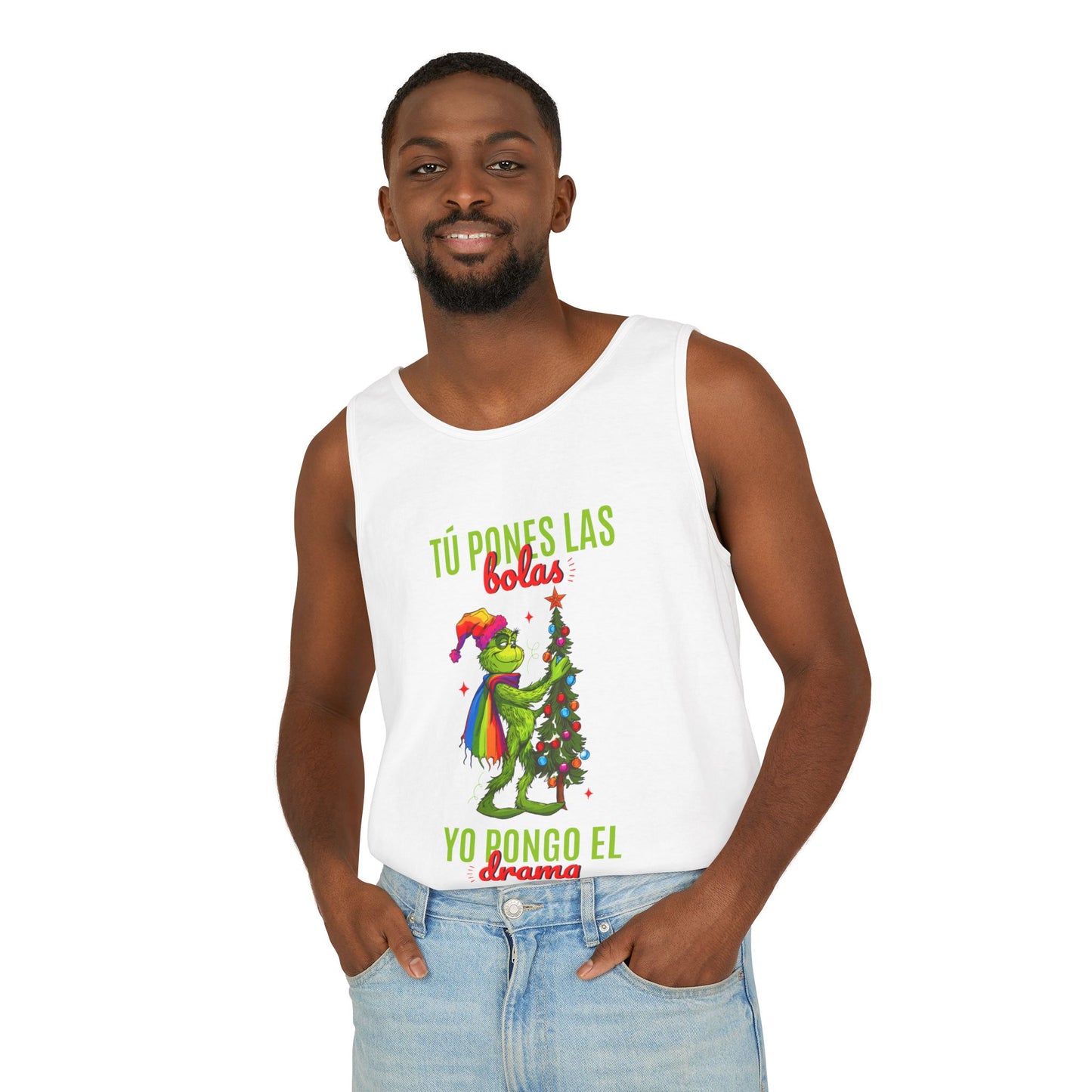 Tank Top “Tú Pones las Bolas, Yo Pongo el Drama”