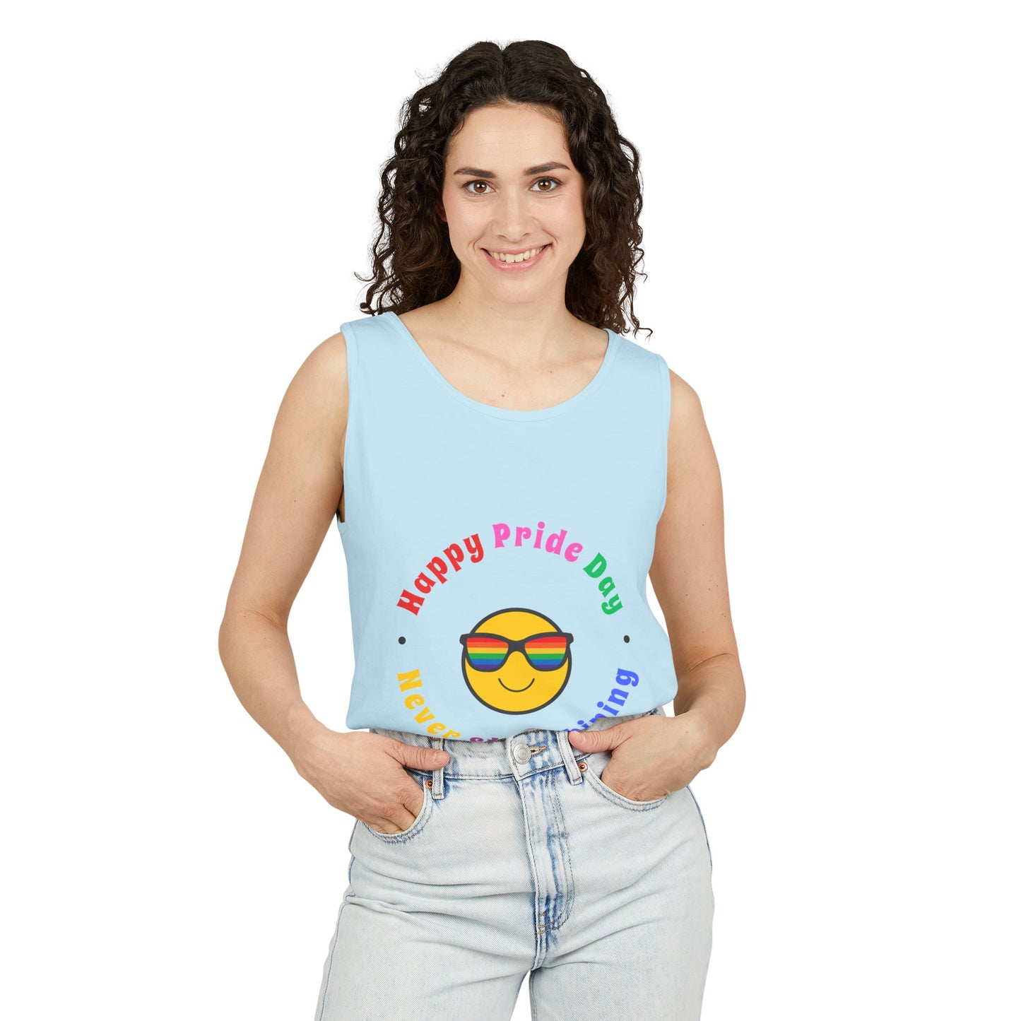 Never Stop Shining Tank – Pride, Smiles & Sunshine