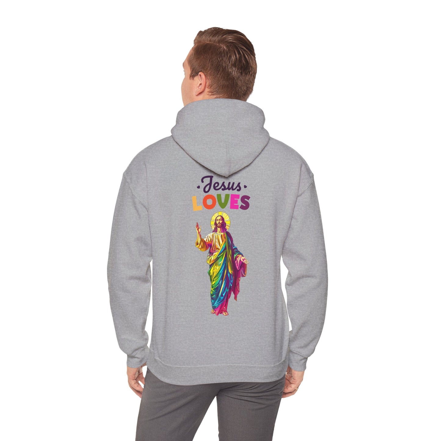 Jesus Loves Hoodie – Divine Love, Queer Edition