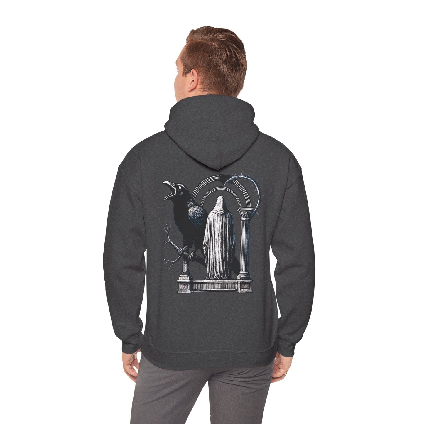 Gothic Raven Sanctuary Hoodie