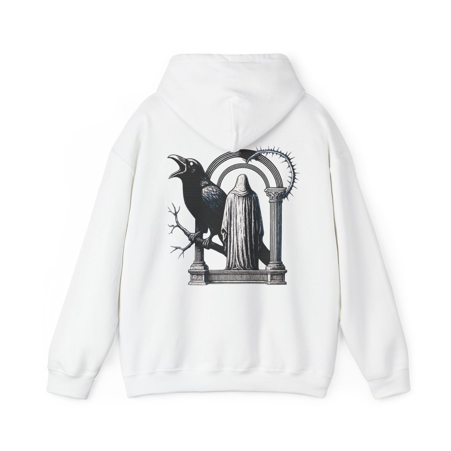 Gothic Raven Sanctuary Hoodie