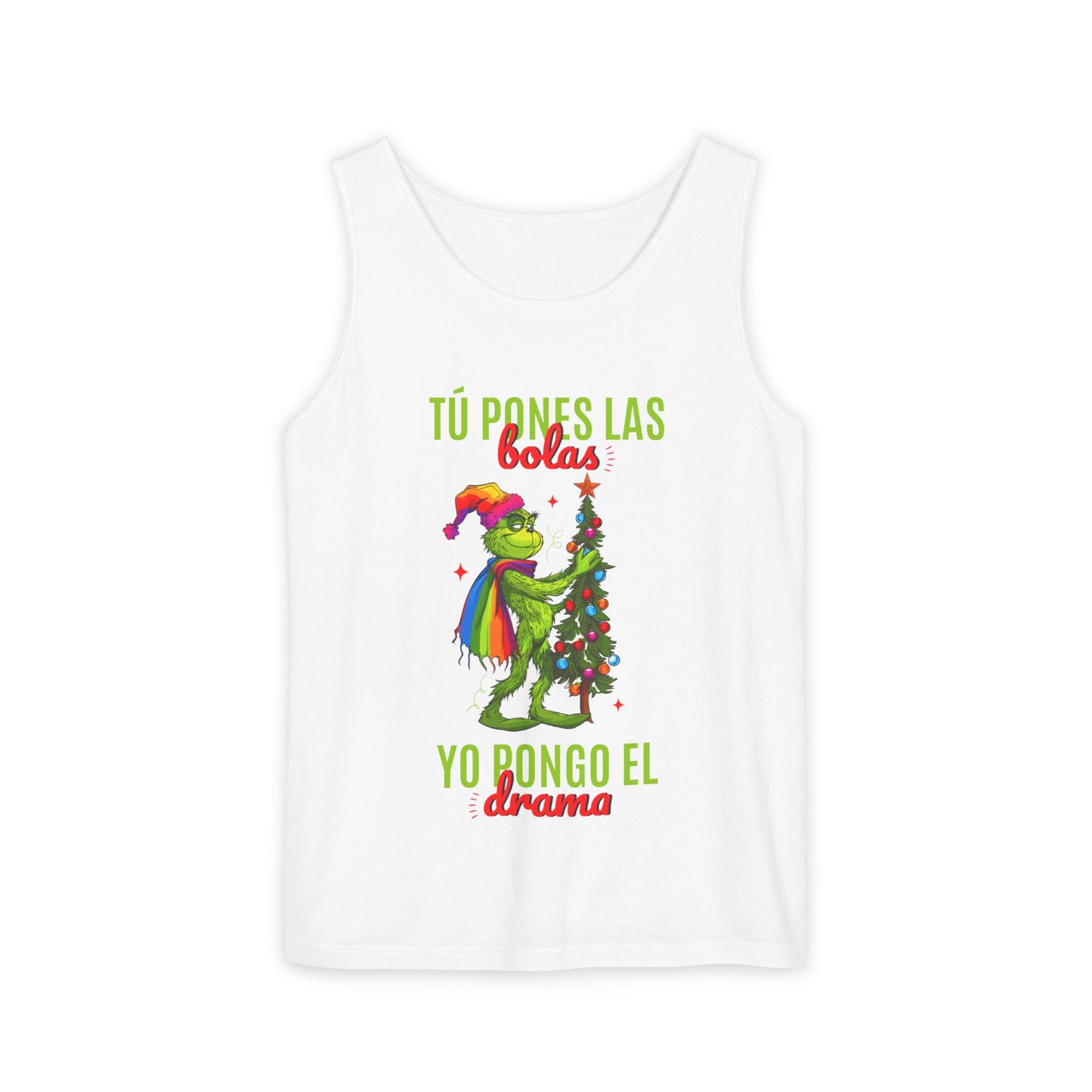 Tank Top “Tú Pones las Bolas, Yo Pongo el Drama”