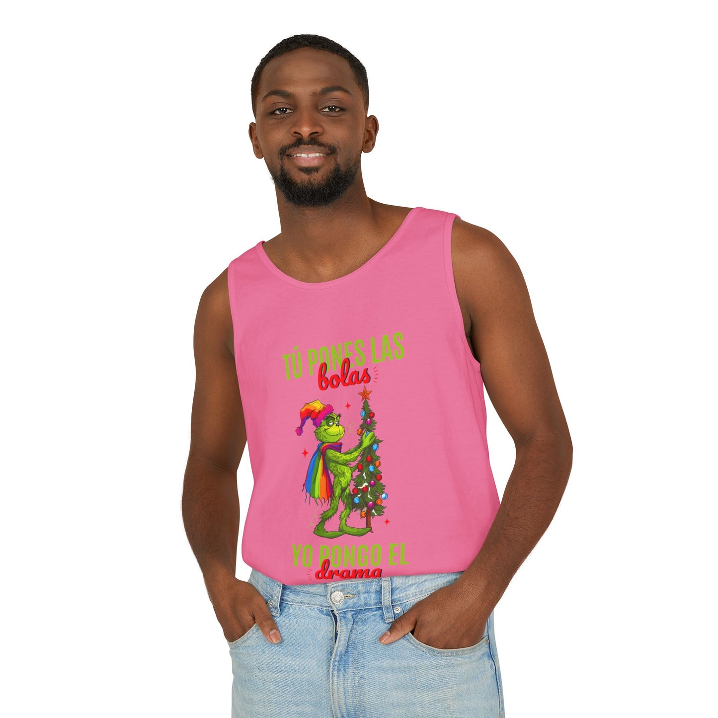Tank Top “Tú Pones las Bolas, Yo Pongo el Drama”