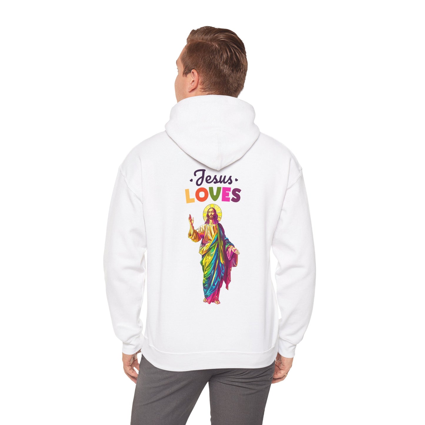 Jesus Loves Hoodie – Divine Love, Queer Edition